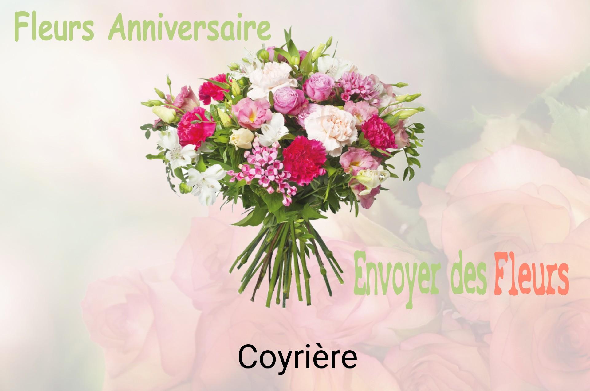 Bouquet de fleurs d’anniversaire livré à Coyrière
